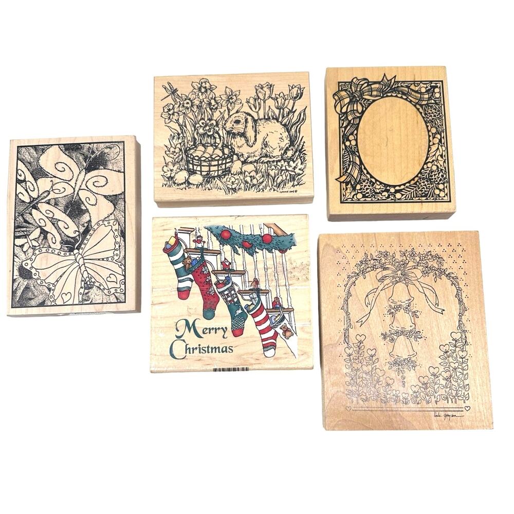 Rubber Stamps Lot of 5